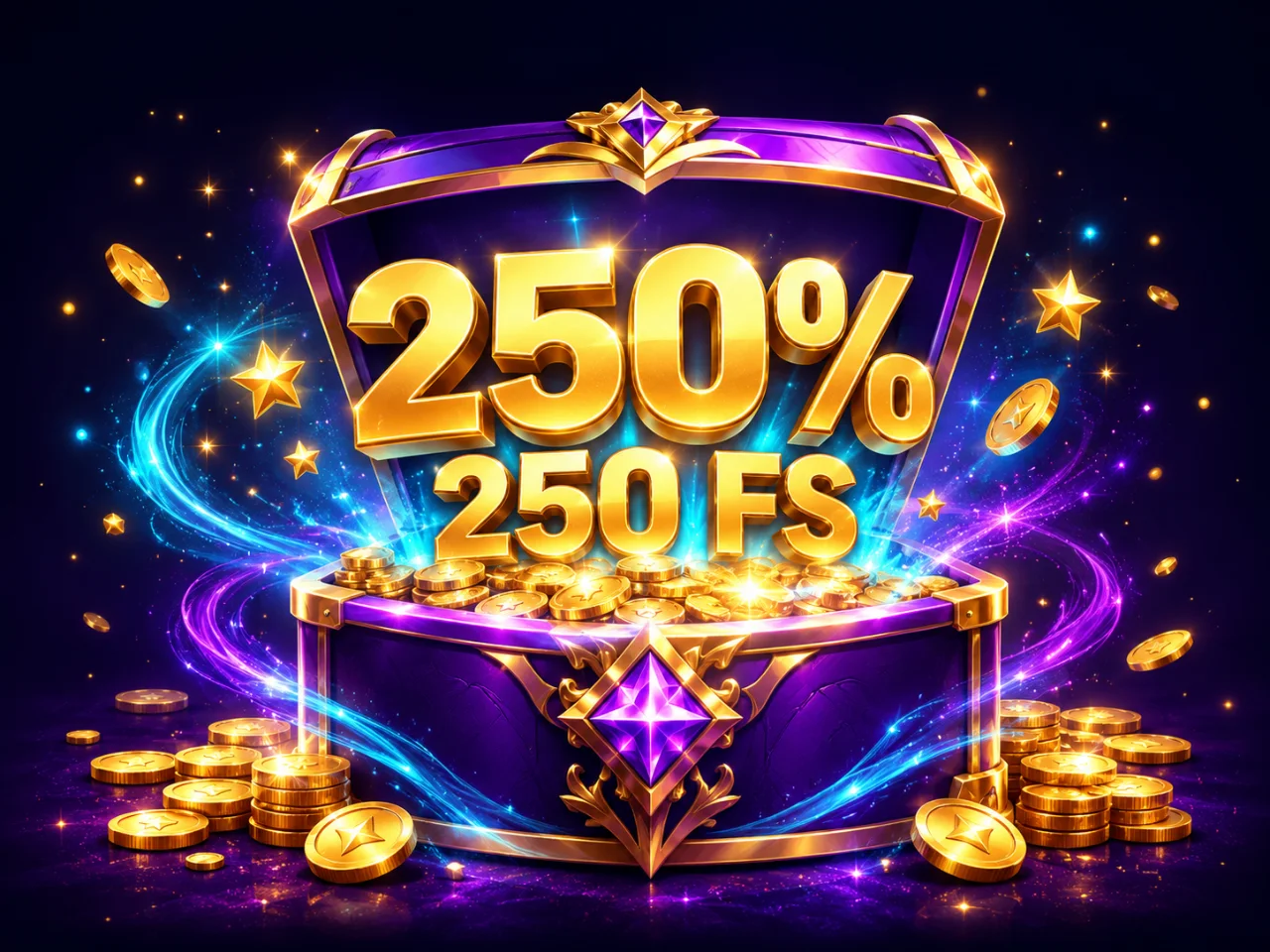 Stelario Willkommensbonus 250 Prozent bis 1100 Euro und 250 Freispiele